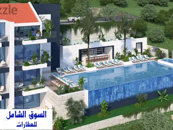 شاليه فاخر مطل على البحر في غدراس، كسروان | فرصة استثمارية رائعة!