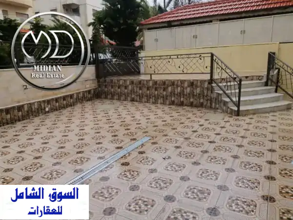 شقة شبه أرضي فاخرة للإيجار في خلدا - مساحة 280م +...