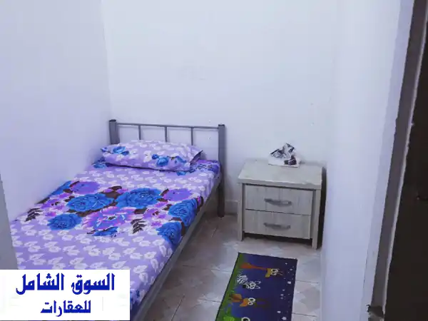 شقة مفروشة للعزاب في عجمان - موقع متميز وخدمات كاملة!