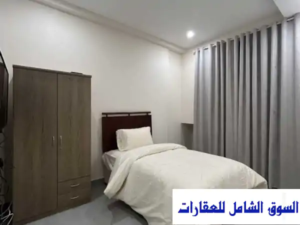 استوديوهات مفروشة فاخرة للوافدين فقط في بنيد القار...