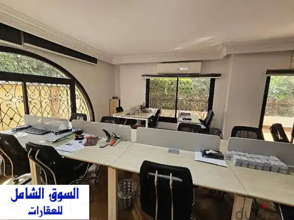 مكتب مفروش فاخر للإيجار في سرايات المعادي - موقع...