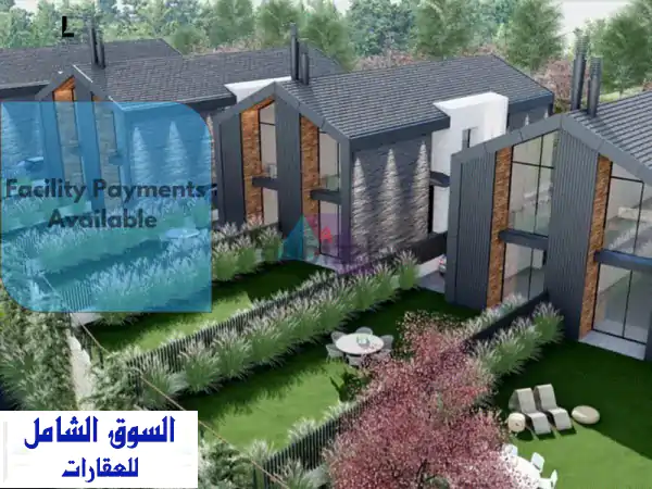 شاليه فاخر دوبلكس 160 متر + إطلالة جبلية خلابة للبيع...