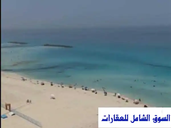 شقة فاخرة مفروشة على البحر مباشرة - إطلالة بانورامية في العجمي، الإسكندرية