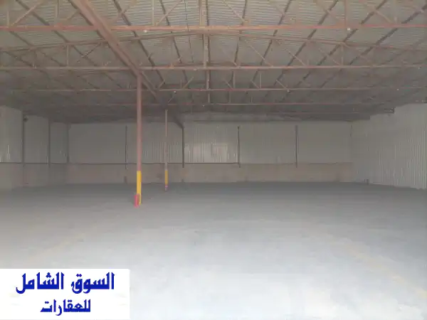 مخزن للإيجار في ميناء عبدالله - مساحة 1000 متر، ارتفاع...