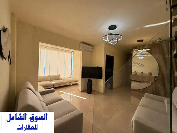 شقة دوبلكس مفروشة + تراس + إطلالة بحرية للبيع في...