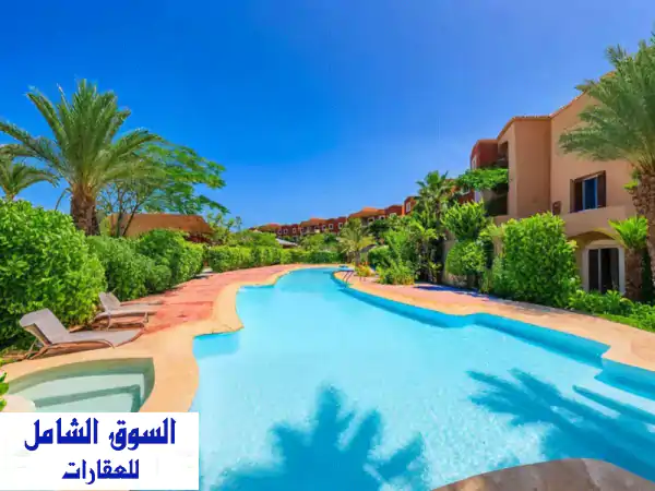 شاليه استوديو فاخر تشطيب كامل للبيع بالساحل الشمالي...