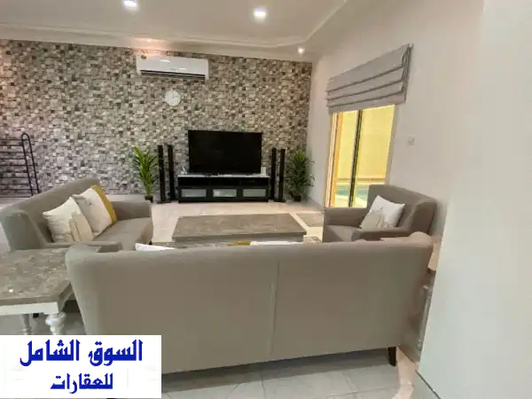 فيلا فاخرة مؤثثة بالكامل للإيجار في الحد الجديدة...