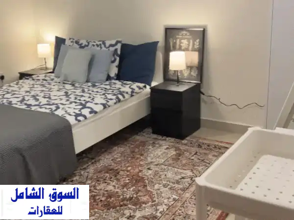 شقة مفروشة بالكامل في السالمية - غرفة نوم واحدة - مدخل خاص - 300 دينار