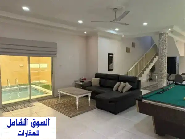 فيلا فاخرة للإيجار في الحد - مقابل نادي الحد!...