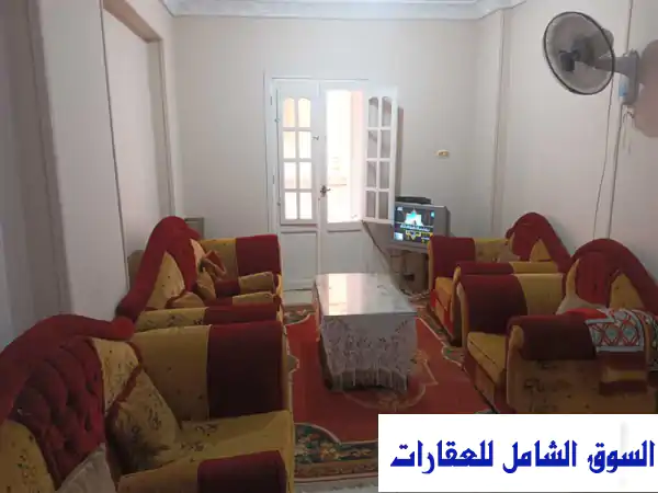 شقة مفروشة للإيجار السنوي في الهانوفيل - الإسكندرية...