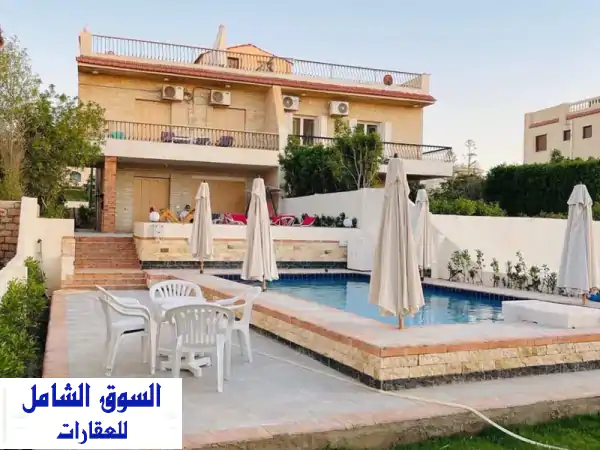 فرصة ذهبية! فيلا فاخرة في قرية اللوتس بسعر شالية!...