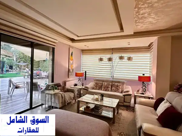 دوبلكس فاخر للبيع في عين سعادة - مساحة ضخمة وحديقة خاصة!