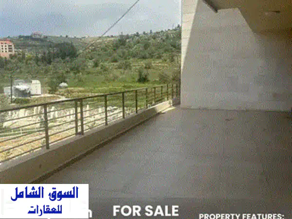 شقة فاخرة للبيع في بسابا - 120 متر مربع، إطلالة خلابة وهدوء مطلق