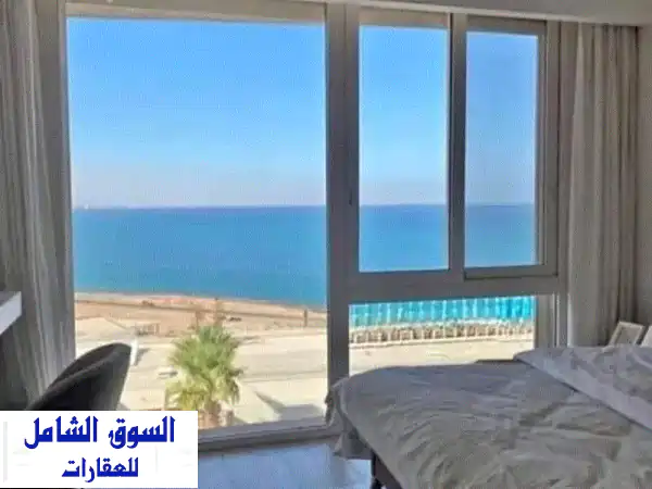 شاليه فيو بحر 180 درجة + لاجون! 760 ألف فقط في DOSE...