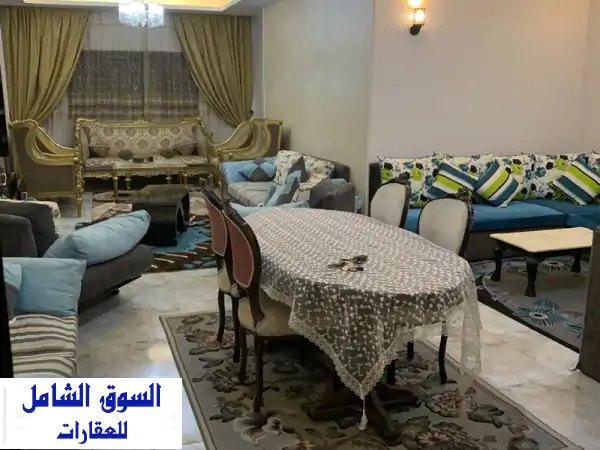 شقة فاخرة مفروشة للإيجار اليومي - مساحة 185 متر -  راحة منزلية بـ 1500 جنيه فقط!