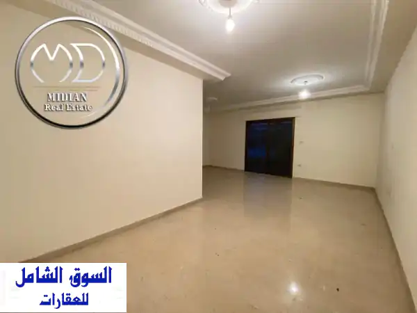 رقم الاعلان 8443 شقة أرضية فارغة للإيجار الرابية مساحة 185 مع تراس 70م تشطيب سوبر ديلوكس بسعر مميز ...