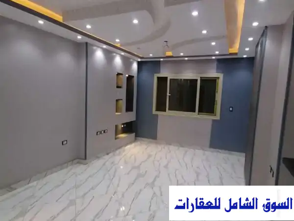 شقة 105 متر سوبر لوكس للإيجار في حدائق الأهرام - تصميم رائع وهدوء تام!