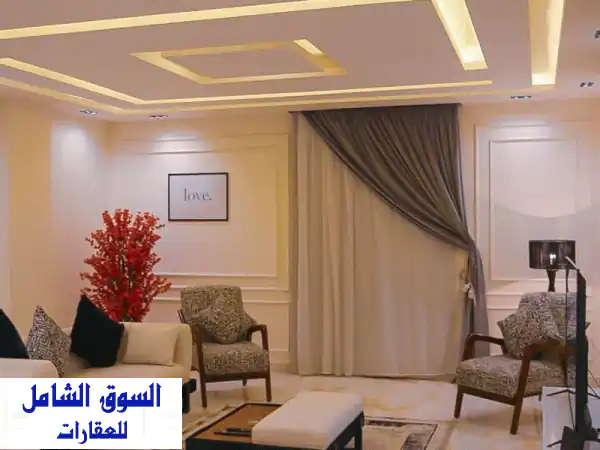 شقة فاخرة مفروشة للإيجار في التجمع الأول - الياسمين 1...