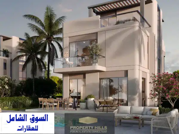 فيلا فاخرة 307 متر مع حمام سباحة خاص في الشيخ زايد -...