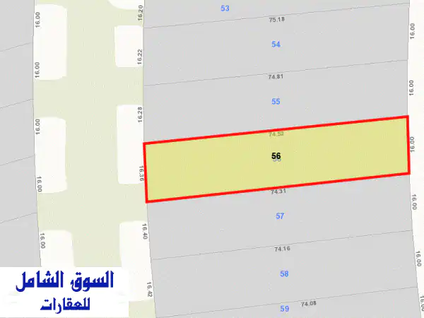 للبيع أرض في مدينة صباح الأحمد البحرية المرحلة الثانية، بطن وظهر على البحر مباشرة، مساحة 1,150م، ...