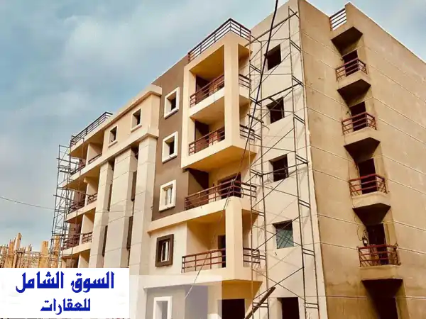 شقه للبيع 4 غرف فيو مفتوح في قلب شيراتون بمقدم 10...