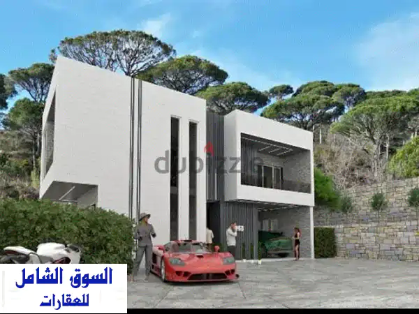 فيلا فاخرة مستقلة للبيع في قرنايل - مجتمع سكني حصري
