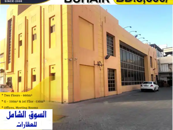 أرضيات تجارية فاخرة للإيجار في البحير - موقع مميز...