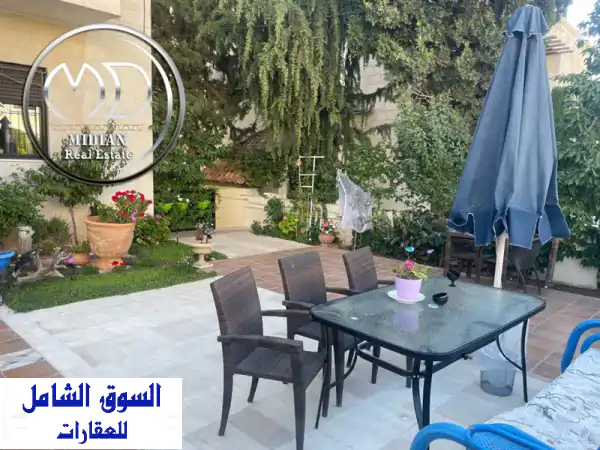 رقم الاعلان 7028 شقة شبه أرضي مفروشة للإيجار دابوق...