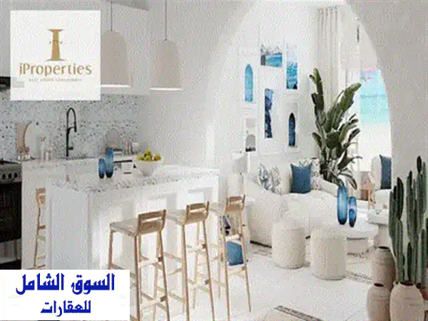 شاليه متشطب للبيع في مارباي رأس الحكمة - تقسيط ميسر وأقل مقدم!