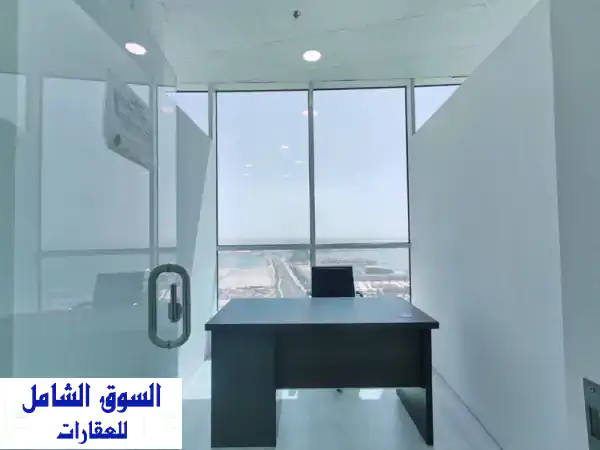 مكتب تجاري مجهز بالكامل في الحد - 75 دينار بحريني...