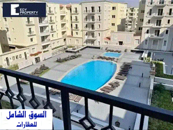شقة بحرية فاخرة للبيع في كمبوند ميفيدا بالتجمع الخامس - مساحة 239 متر + غرفة ناني!
