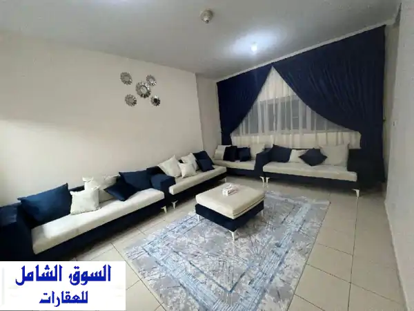 شقة فاخرة غرفتين وصالة في عجمان - إطلالة مميزة...