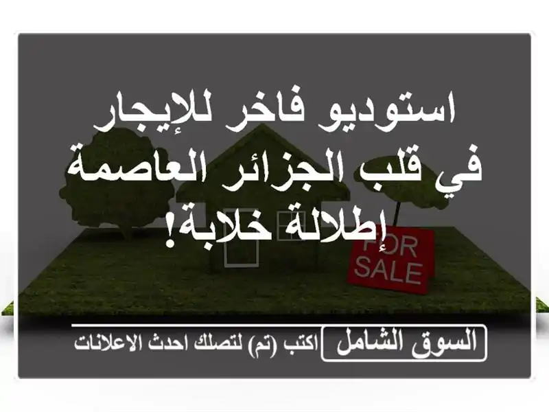 استوديو فاخر للإيجار في قلب الجزائر العاصمة -...