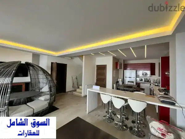 شاليه دوبلكس فاخر للبيع في زعرور بإطلالة...