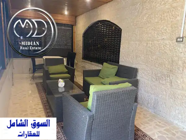 شقة أرضية فاخرة مفروشة للإيجار بالدوار السابع - مساحة 220م² + تراس! (رقم الإعلان: 7002)