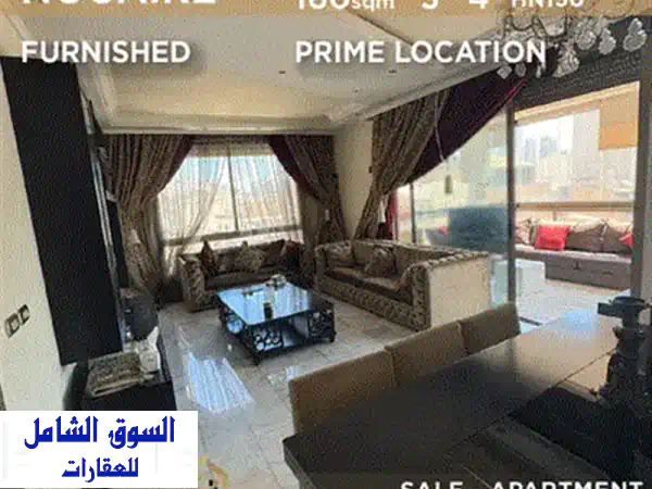 شقة فاخرة للبيع في طلعت الخياط - 155 متر²، ٣ غرف نوم، ٣ حمامات