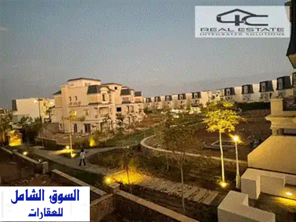 فيلا فريدة بمساحة 620 متر في كمبوند راقٍ بنوفيلا الشيخ زايد - أمام بيفرلي هيلز!