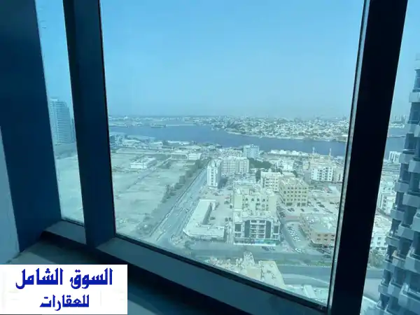 مكتب فاخر مطل على البحر في أبراج الفالكون - الراشدية...
