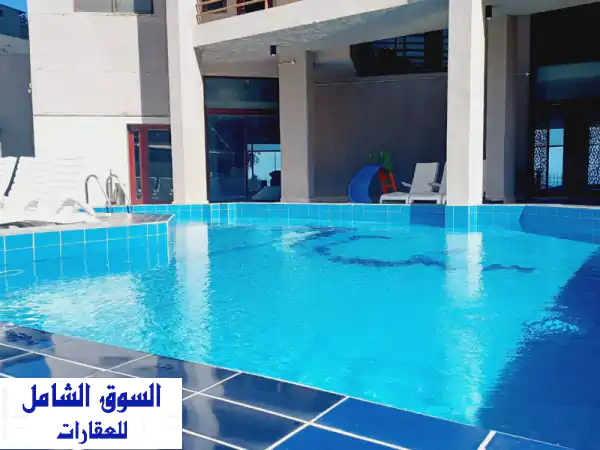 شقة مفروشة فاخرة بإطلالة بحرية خلابة في السالمية - للإيجار للوافدين فقط!
