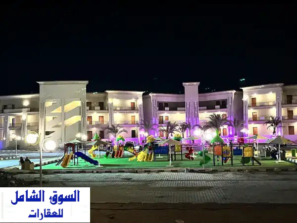 شاليه فاخر للإيجار في العين السخنة - 90 متر²،...