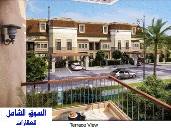 تاون هاوس فاخر 190م² في سوديك إيست، هليوبوليس الجديدة - فيو لاند سكيب! - تسليم فوري