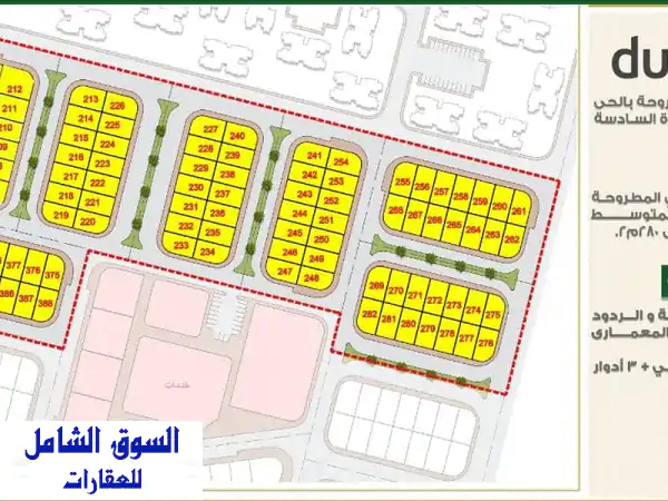 فرصة ذهبية! قطعة أرض 209م² بحري بمدينة بدر - حي...