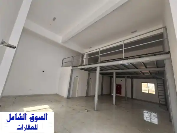 للبيع  معرض ميزانين + 3 محلات على الشارع الرئيسي الموقع الجرف الصناعية 2  عجمان مؤجر بالكامل ...