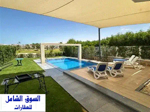 شاليه فاخر مطل على مارينا مراسي سيدي عبد الرحمن - إجازة لا تُنسى!