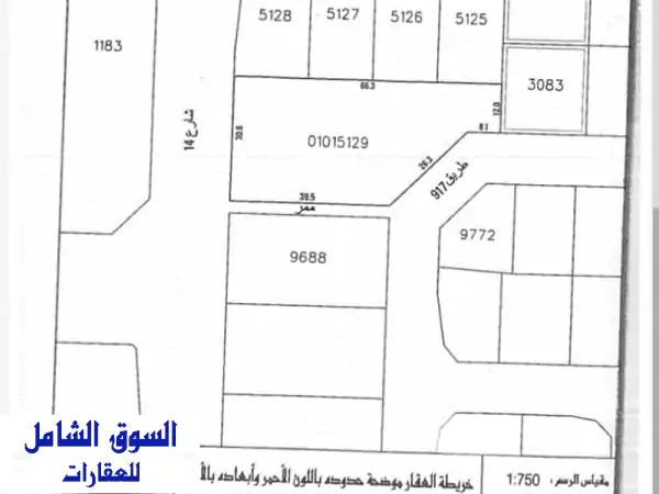 فرصة استثمارية ذهبية! أرض فسيحة للبيع في الحد - 1705...