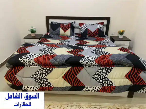 شقة VIP مفروشة بالروضة - غرفة وصالة - تشطيب سوبر ديلوكس...