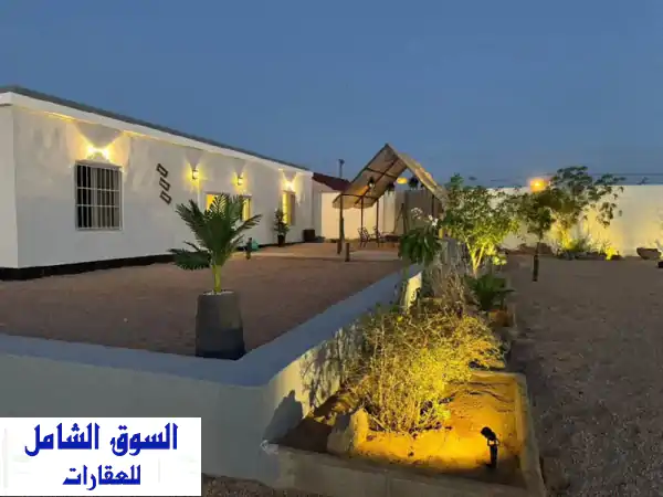 استراحة فاخرة للإيجار اليومي في بركاء - جنوب الباطنة | مسابح + ألعاب أطفال