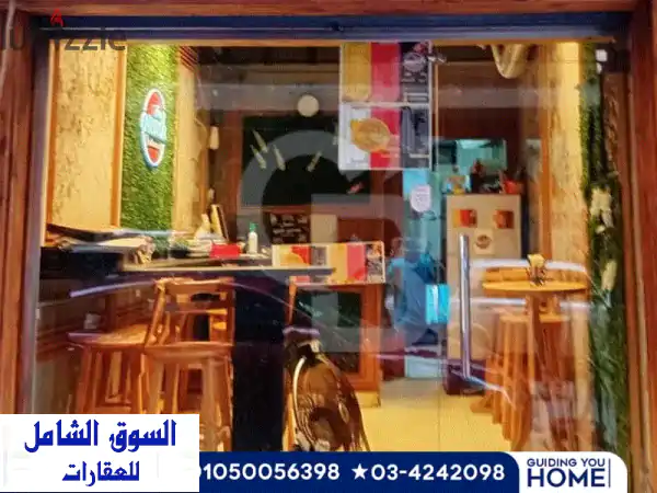 محل تجاري للإيجار 25م²، مفروش بالكامل، رخصة...