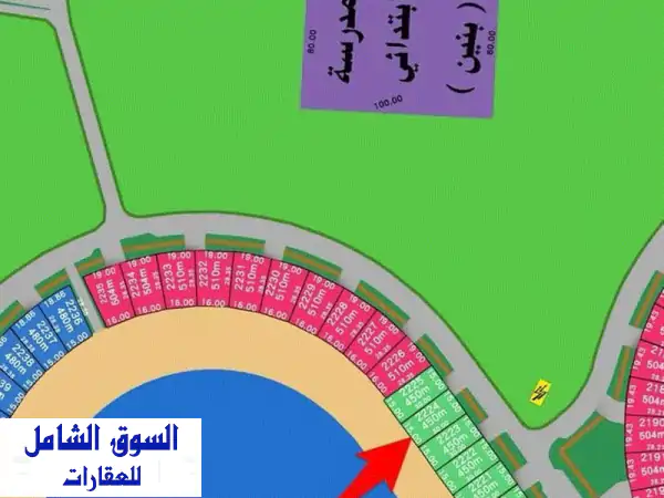 فرصة ذهبية! أرض للبيع في صباح الأحمد البحرية - موقع مميز بطن وظهر!