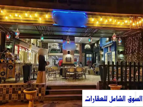 كافيه مُجهز بالكامل للإيجار في قلب المريوطية -...